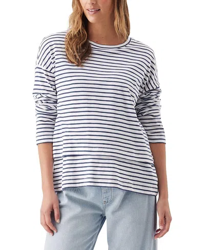 Ripe Maternity Claudette St Nursing Long Sleeve Top In Multi