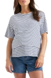 Ripe Maternity Claudette Nursing Tee In White Olive