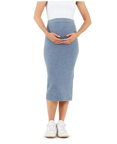 RIPE MATERNITY DANI KNIT MIDI SKIRT