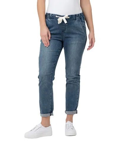 RIPE MATERNITY DENIM JOGGER IN BLUE