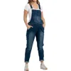 Ripe Maternity Denim Overalls In Purple