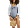 Ripe Maternity Dune Stripe One Piece In Blue