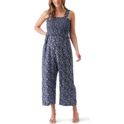 Ripe Maternity Elodie Nursing Jumpsuit In Blue