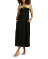 Ripe Maternity Evie Crochet Dress In Black