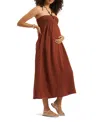 Ripe Maternity Evie Crochet Dress In Amber