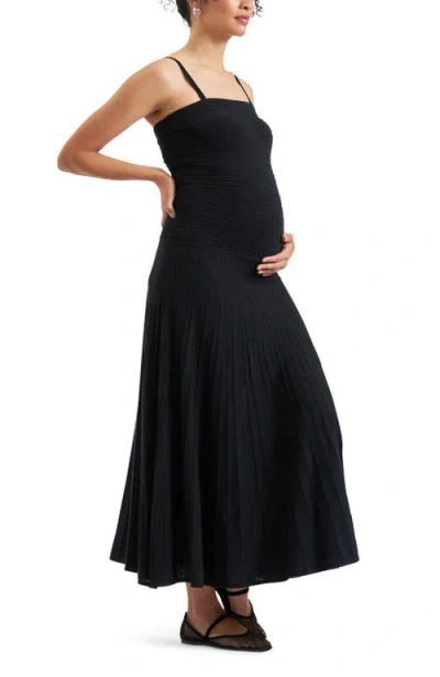 Ripe Maternity Faith Knit Dress In Black