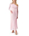 Ripe Maternity Freya Mesh Dress In Pink