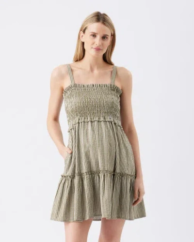 Ripe Maternity Gabby Tiered Dress In Gray