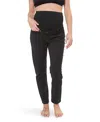 Ripe Maternity Hunter Over Bump Crop Jean In Black In Black