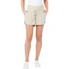 Ripe Maternity Indi Shirred Linen Short In Gray