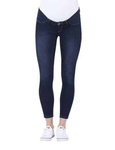 Ripe Maternity Isla Ankle Grazer Jegging In Blue