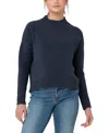 Ripe Maternity Jade Crop Nursing Knit Sweater Denim Marle In Denim Marle