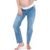 Ripe Maternity Jamie Raw Edge Jean In Brown