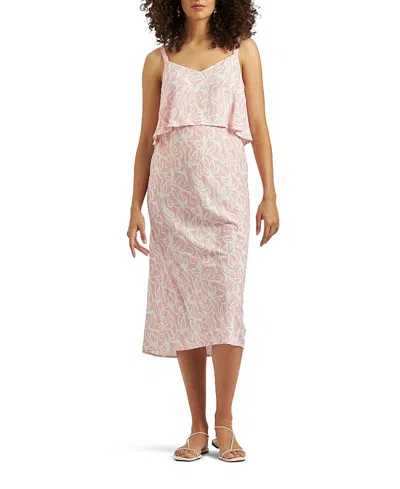 Ripe Maternity Jilly Nursing Slip Dress In Pink