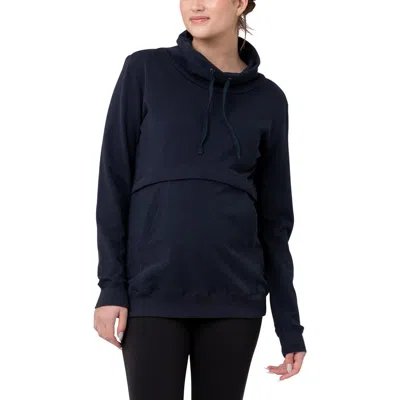 Ripe Maternity Joey Nursing Jumper In Blue