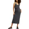 RIPE MATERNITY RIPE MATERNITY KERRY LAYERED SLEEVELESS COTTON BLEND MATERNITY/NURSING DRESS