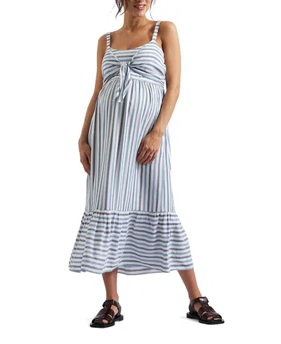 RIPE MATERNITY LANA TIE FRONT DRESS