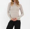 Ripe Maternity Lift Up Nursing Knit Sweater In Multi