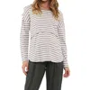 Ripe Maternity Lionel Long Sleeve Maternity/nursing T-shirt In Multi