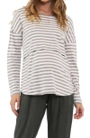 RIPE MATERNITY RIPE MATERNITY LIONEL LONG SLEEVE MATERNITY/NURSING T-SHIRT