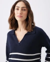 Ripe Maternity Lori Nursing Knit Sweater In Blue