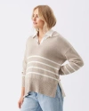 Ripe Maternity Lori Nursing Knit Sweater In Neutral