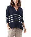 Ripe Maternity Lori Nursing Knit Sweater In Blue