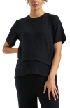 Ripe Maternity Mike Rib Nursing Top In Black