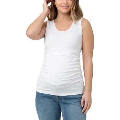 Ripe Maternity Organic Nursing Tank In White