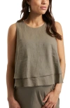 Ripe Maternity Peyton Linen Nursing Top In Multi