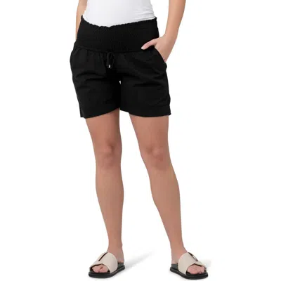 Ripe Maternity Philly Cotton Short In Black