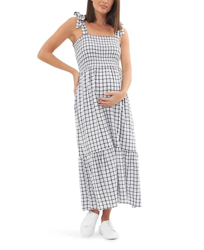 RIPE MATERNITY PHOEBE SMOCKED DRESS