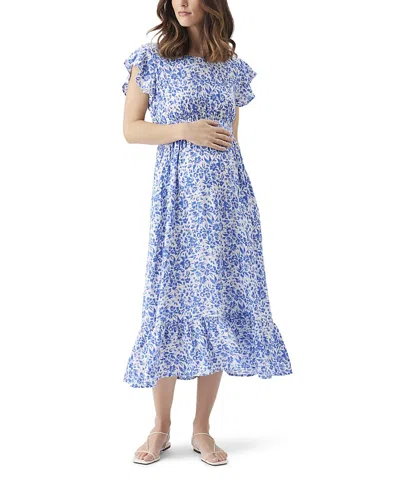 Ripe Maternity Pippa Cut Out Dress In Multi