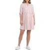 Ripe Maternity Sam St/nursing Dress In Pink