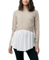Ripe Maternity Sandy Detachable Maternity Nursing Top In Latte