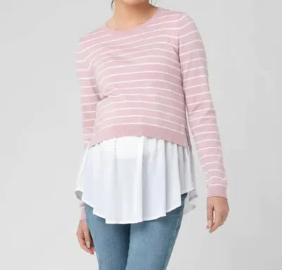 Ripe Maternity Sia Nursing Knit In Dusty Pink