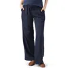 Ripe Maternity Tamara Satin Pull-on Pant In Blue