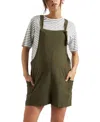 Ripe Maternity Terry Maternity Shortalls In Beige/khaki
