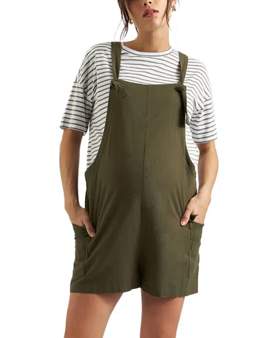 RIPE MATERNITY TERRY LINEN PLAYSUIT