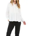 Ripe Maternity Tori Classic Button Down Shirt In White