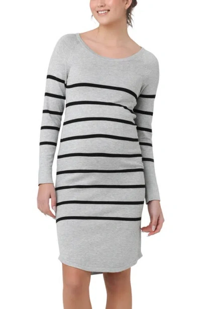 Ripe Maternity Valerie Tunic Dress In Gray