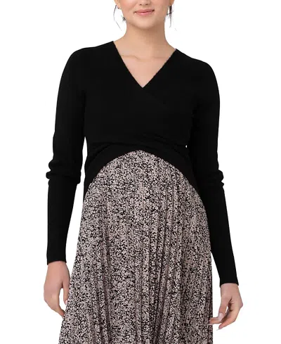 RIPE MATERNITY WILLA NURSING KNIT SWEATER