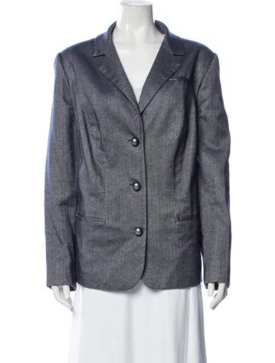 Pre-owned Ripetta Cashmere Blazer In Gray
