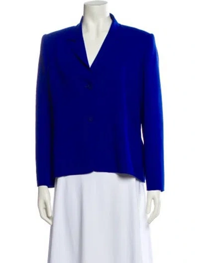 Pre-owned Ripetta Wool Blazer In Blue