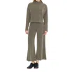 Ripley Rader Boucle Cropped Wide Leg Pant In Pebble In Grey