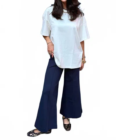 Ripley Rader Brooke Ponte Knit Big Shirt In White