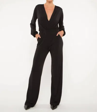 Ripley Rader Long Sleeve Jumpsuit In Black