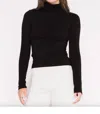 Ripley Rader Long Sleeve Turtleneck Top In Black In Black