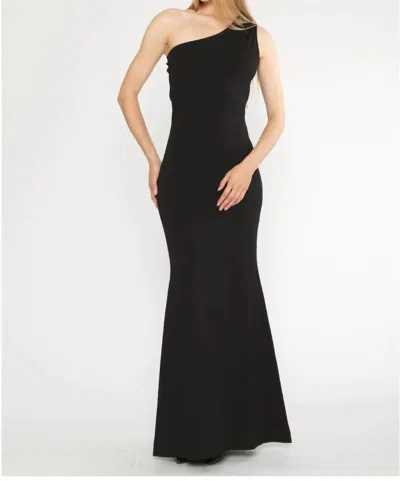 Ripley Rader One Shoulder Maxi Dress In Black