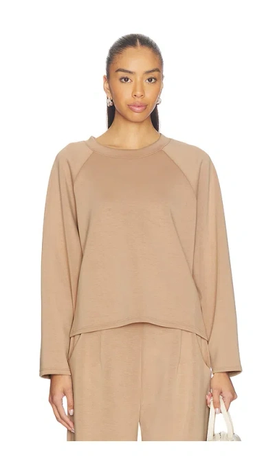 Ripley Rader Oversized Raglan Top In Brown